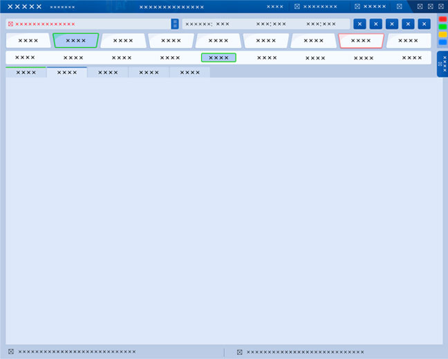 北方華創(chuàng)設備控制平臺軟件界面設計-藍藍設計